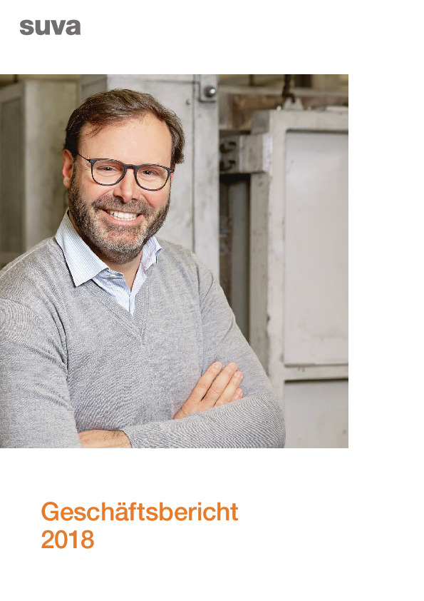 Geschäftsbericht 2018 der Suva zum Herunterladen