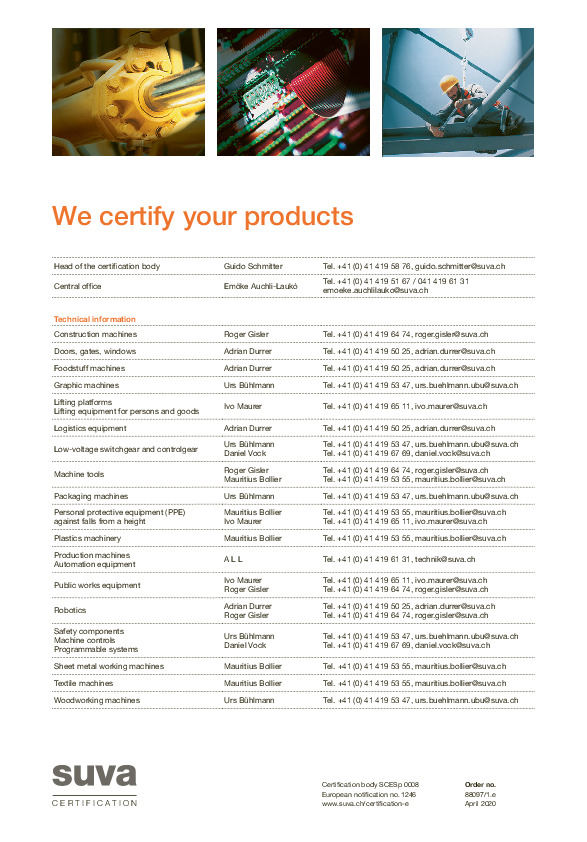 Product certification: you can find answers here