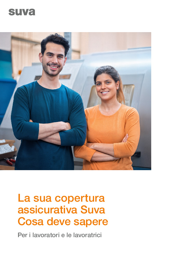 Opuscolo sulla copertura assicurativa della Suva