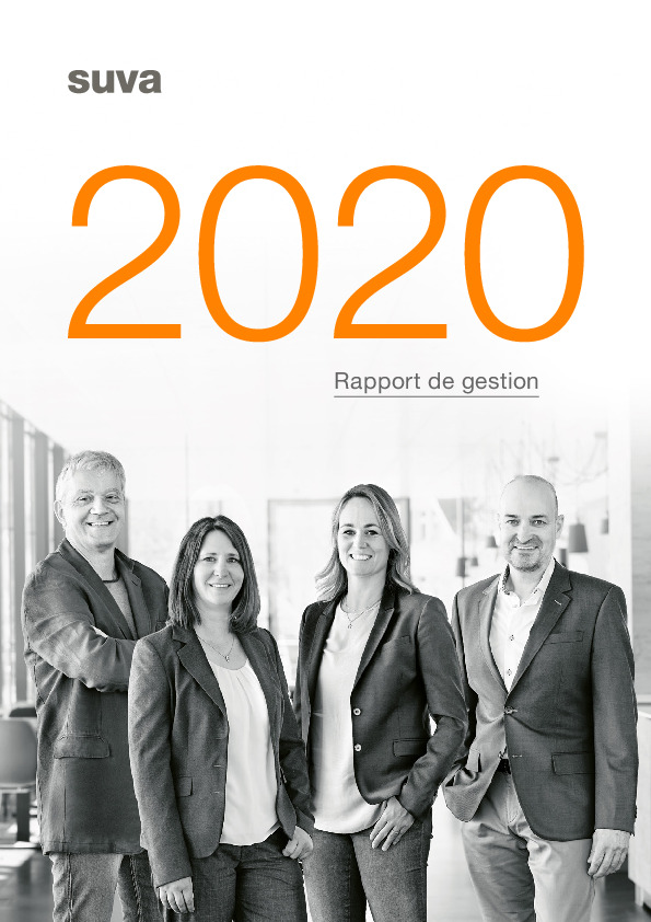 Rapport de gestion Suva 2020 au format PDF