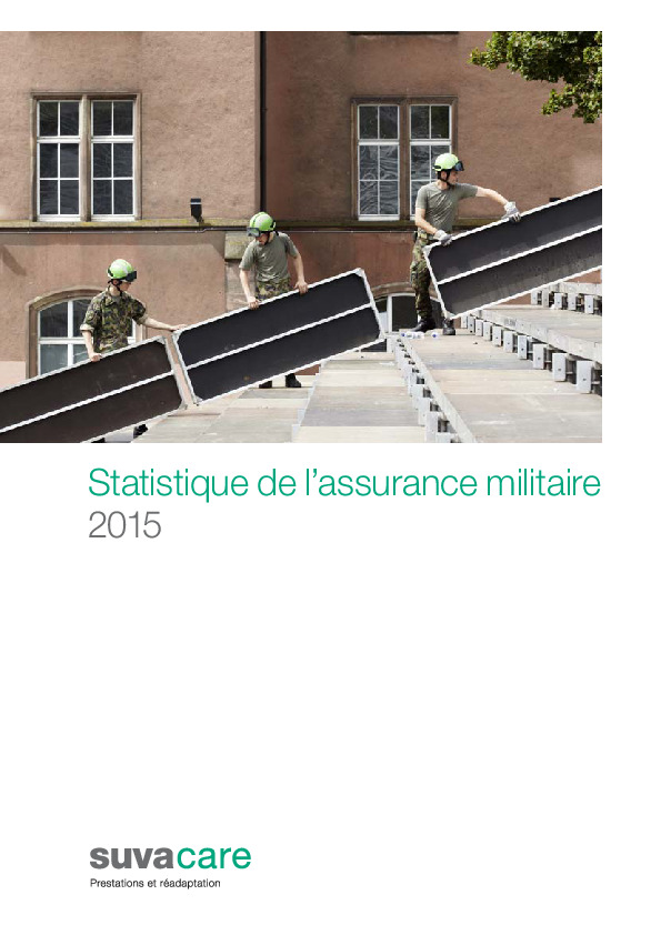 Statistique de l'assurance militaire 2015