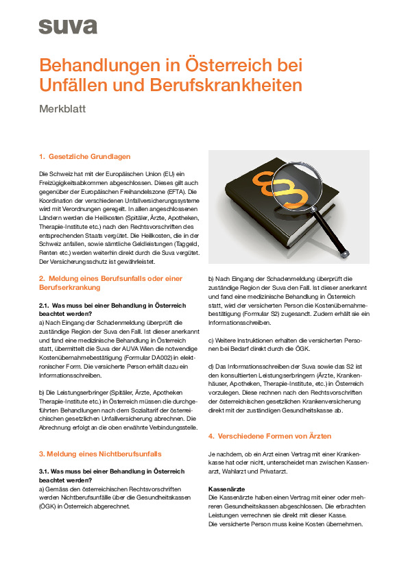 Medizinische Behandlung in Österreich