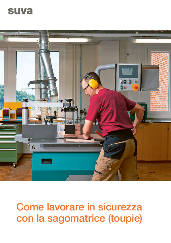 Opuscolo per lavorare in sicurezza con la sagomatrice