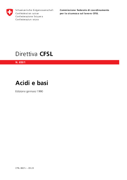 Acidi e liscive (CFSL)