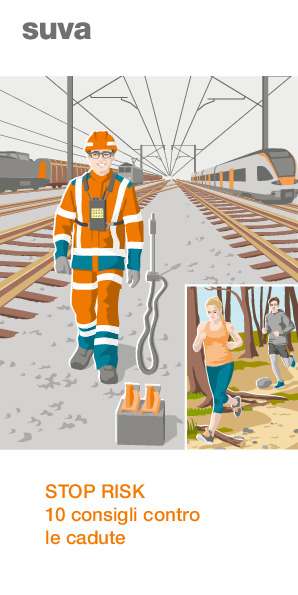 Consigli contro le cadute per i lavori sui binari