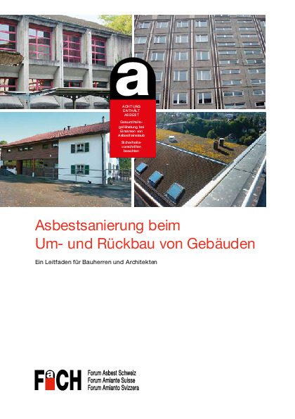 Asbestsanierung von Gebäuden planen – Merkblatt 