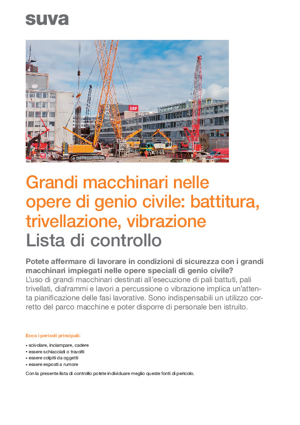 Opere speciali di genio civile: lavorare in sicurezza