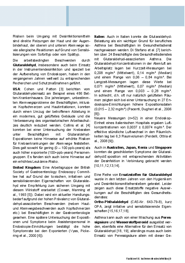 Disinfettare gli strumenti medici