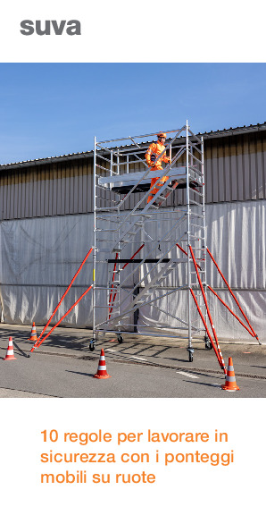 Ponteggi mobili su ruote: 10 regole di sicurezza