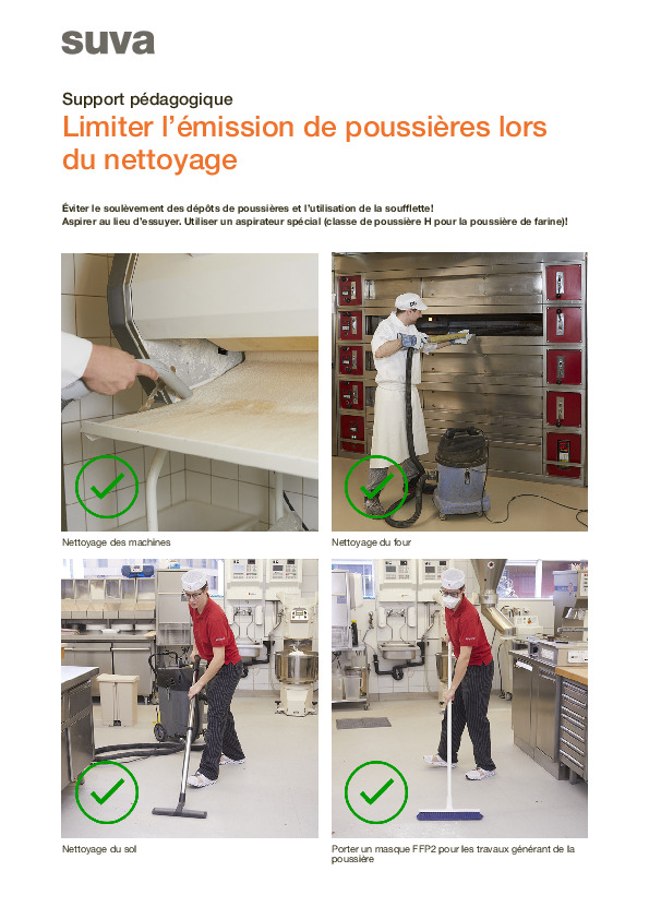 Limiter l’émission de poussières lors du nettoyage