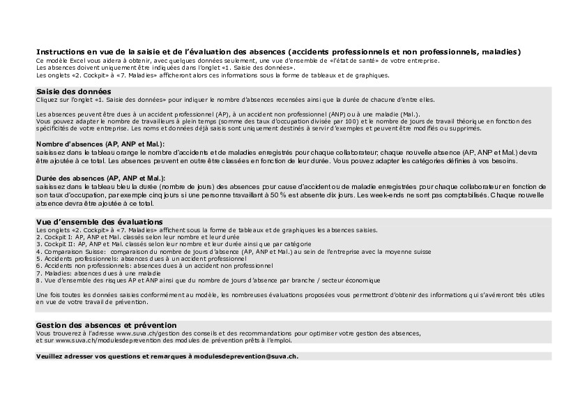 Saisie et évaluation des absences