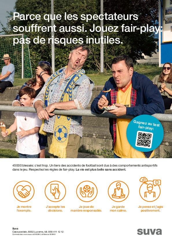 Parce que les spectateurs souffrent aussi. Jouez fair-play: pas de risques inutiles.