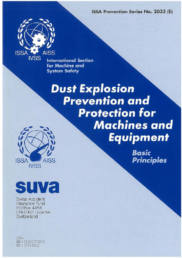 Dust Explosion Prevention and Protection for Machines and Equipment