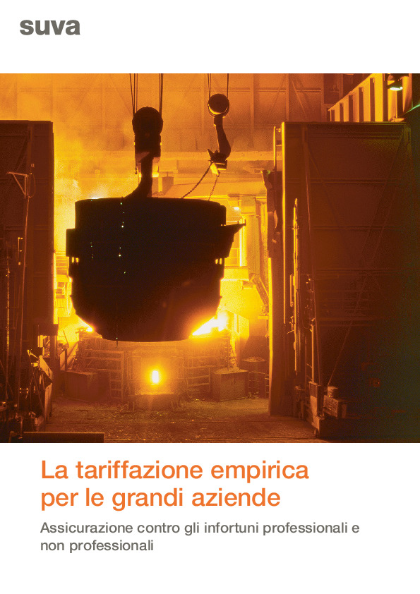 La tariffazione empirica per le grandi aziende. Assicurazione contro gli infortuni professionali e non professionali