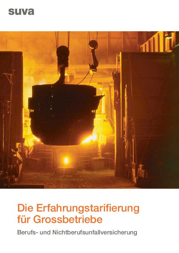 Die Erfahrungstarifierung für Grossbetriebe. Berufs- und Nichtberufsunfallversicherung