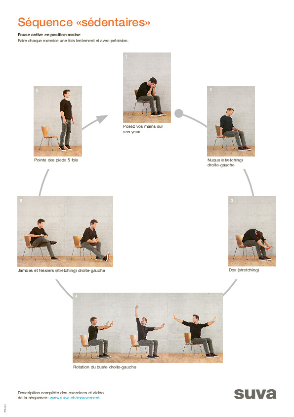 Séance en position assise