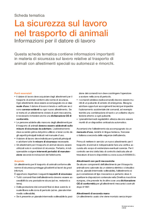 Trasporto di animali: allestimenti speciali su automezzi e rimorchi