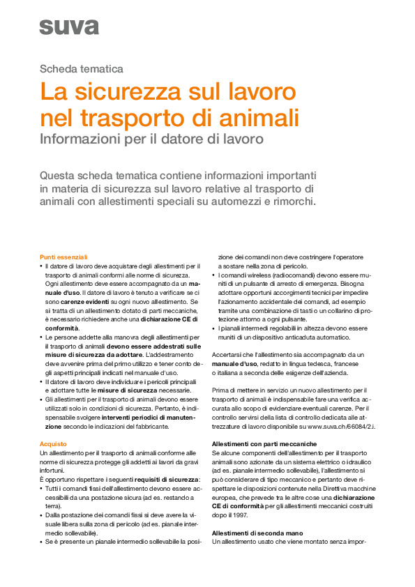 Trasporto di animali: allestimenti speciali su automezzi e rimorchi
