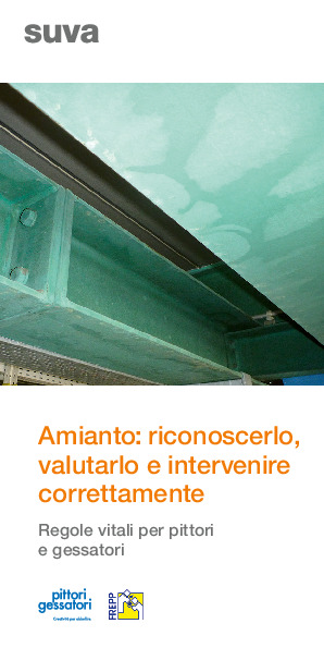 Regole vitali amianto: pittura e gessatura