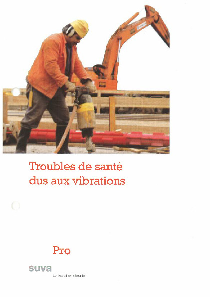 Troubles de la santé dus aux vibrations (médecine du travail)