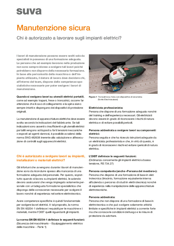 Chi è autorizzato a lavorare sugli impianti elettrici?
