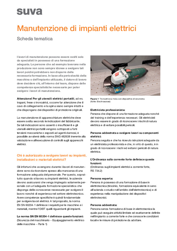Chi è autorizzato a lavorare sugli impianti elettrici?