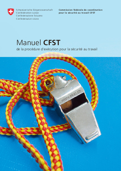 Manuel de la procédure d'exécution pour la sécurité au travail (CFST)