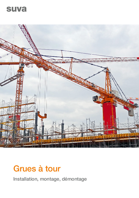 Brochure grues à tour: installation et montage