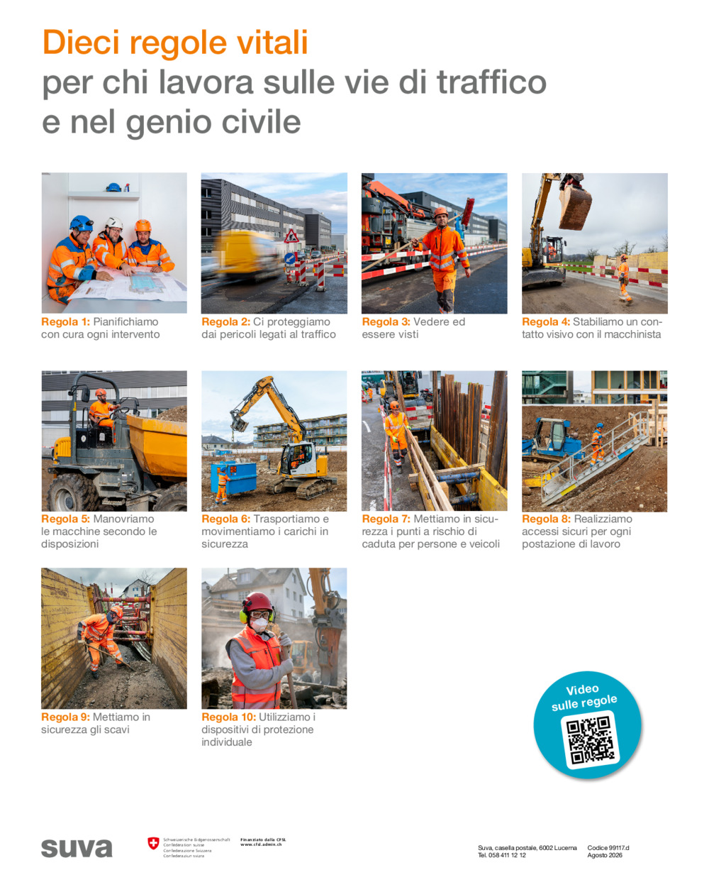Vie di traffico e genio civile: regole vitali (poster magnetico)