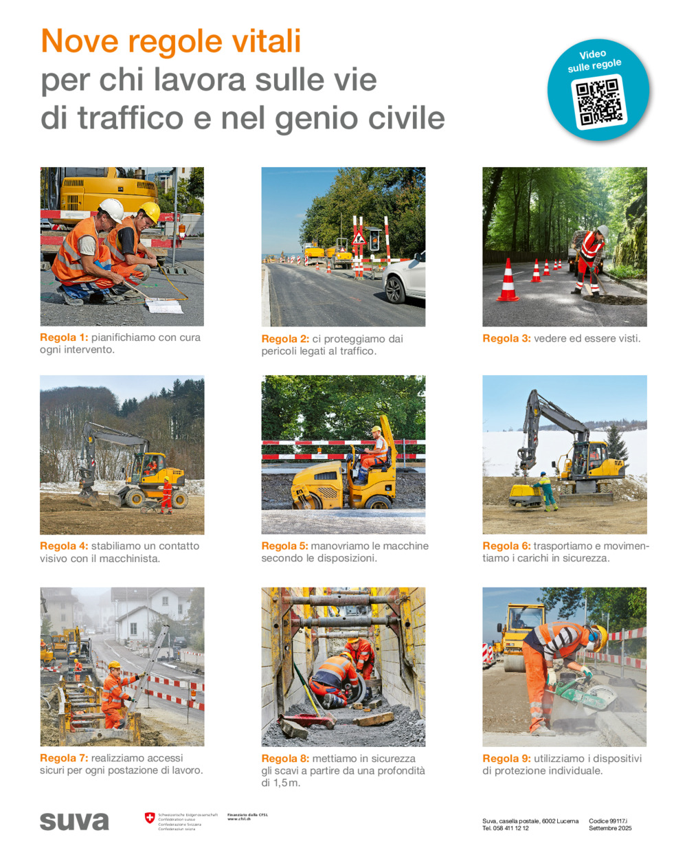Poster magnetico: Regole vitali per il genio civile