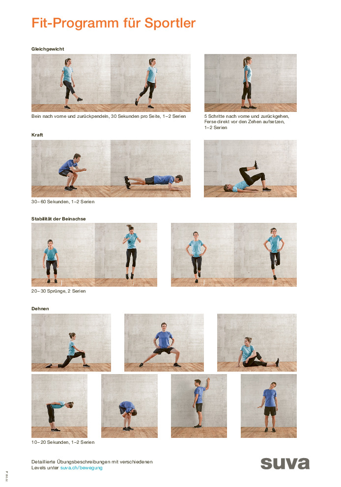 Mit Fit-Programm Stürze und Verletzungen vermeiden