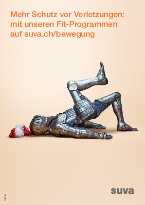 Plakat: Schutz vor Verletzungen beim Sport