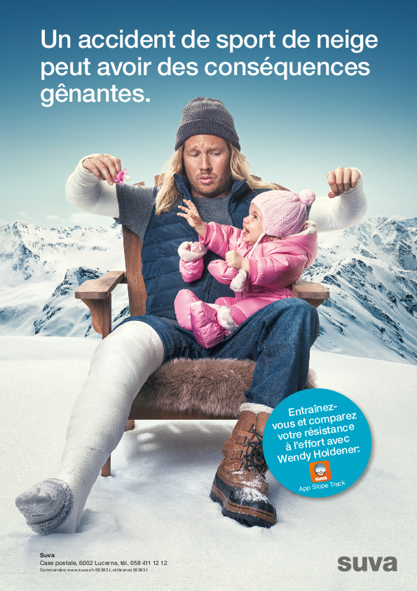 Affiche: éviter les accidents de sports de neige