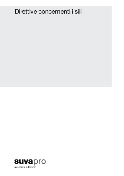 Direttive concernenti i sili