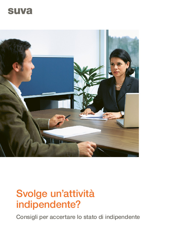 Scheda tematica «Svolge un’attività indipendente?»