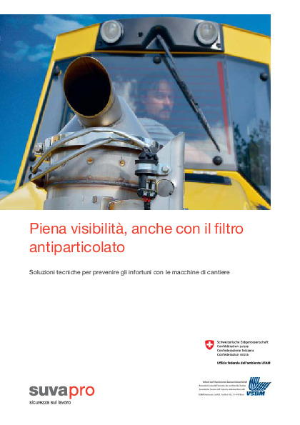Piena visibilità sulle macchine di cantiere, anche con filtro antiparticolato