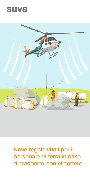 Regole vitali per il personale di terra in caso di elitrasporto