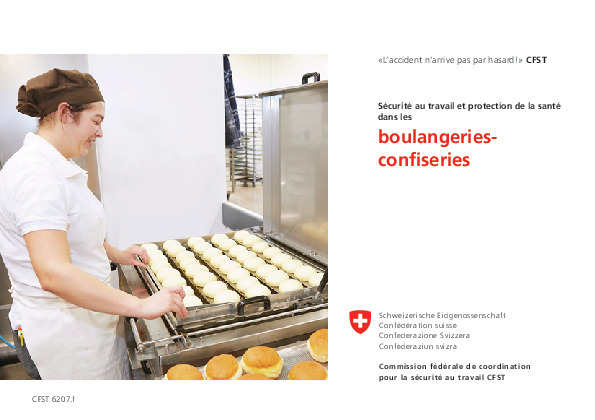 Brochure: Sécurité au travail dans les boulangeries et les confiseries