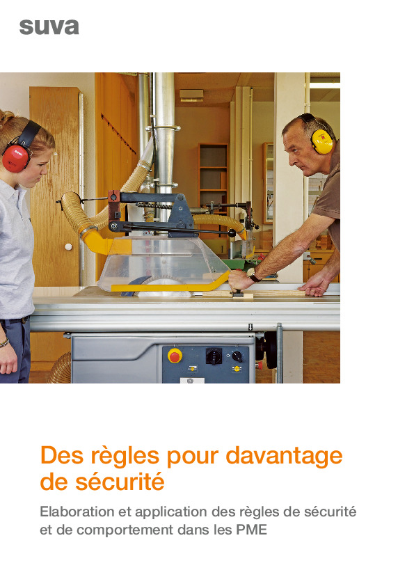 Pour une sécurité au travail accrue – feuillet d’information