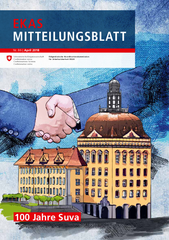 EKAS-Mitteilungsblatt Nr. 86/2018: 100 Jahre Suva