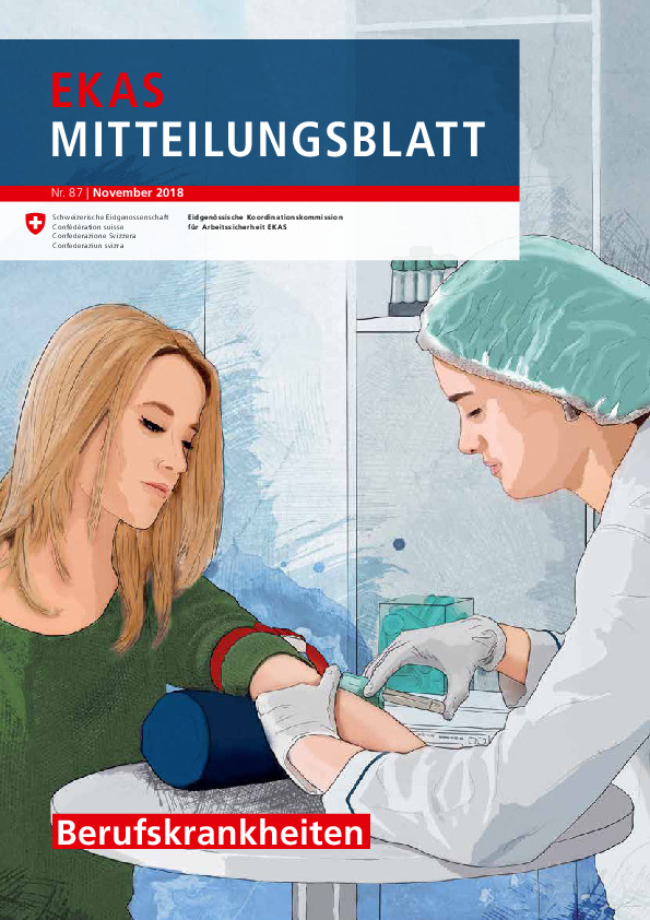 EKAS-Mitteilungsblatt Nr. 87/2018: Berufskrankheiten