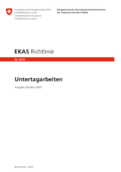 Untertagarbeiten (EKAS)