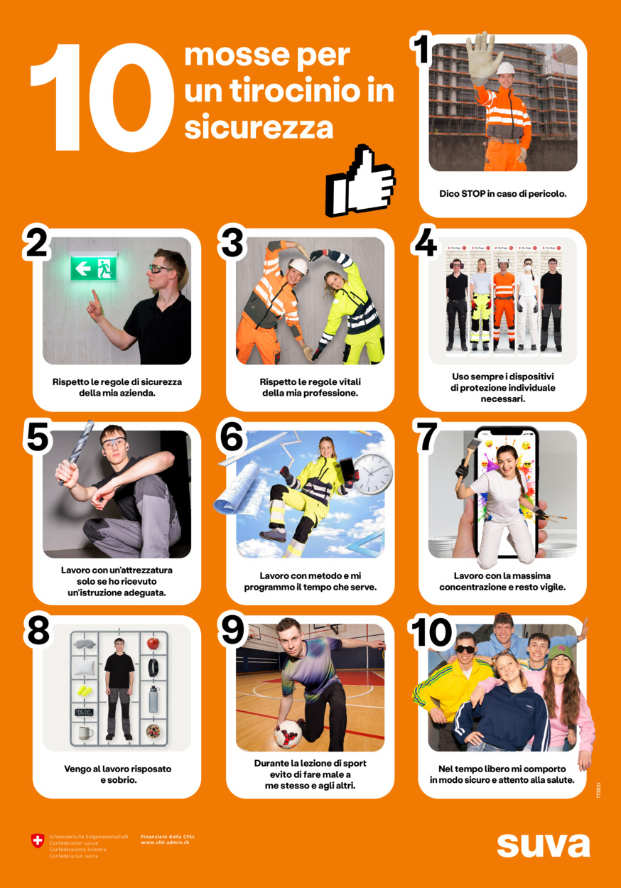 Manifesto: 10 mosse per un tirocinio in sicurezza