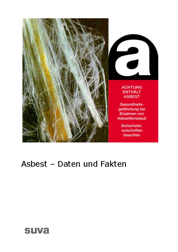 Asbest – Daten und Fakten: Publikation für Bauprofis