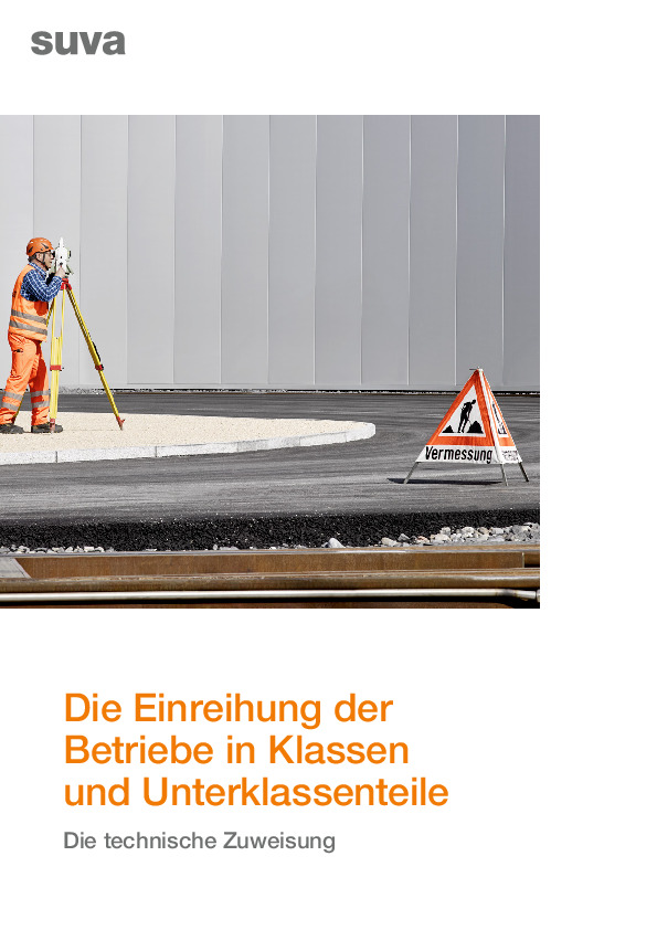 Die Einreihung der Betriebe in Klassen und Unterklassenteile