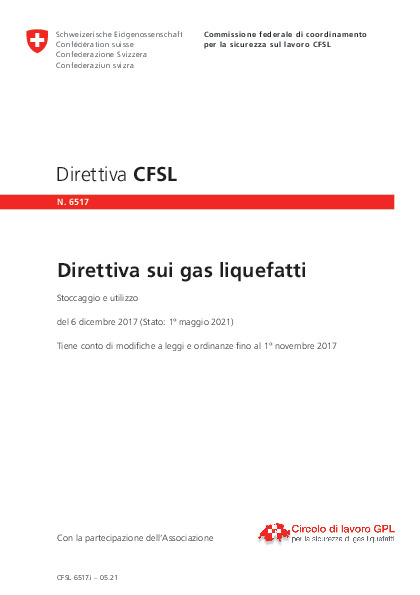 Direttiva CFSL sui gas liquefatti