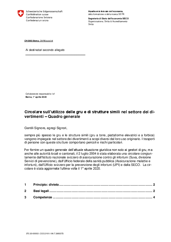 Trasporto di persone con attrezzature di lavoro nel tempo libero – Raccolta di tutti i documenti