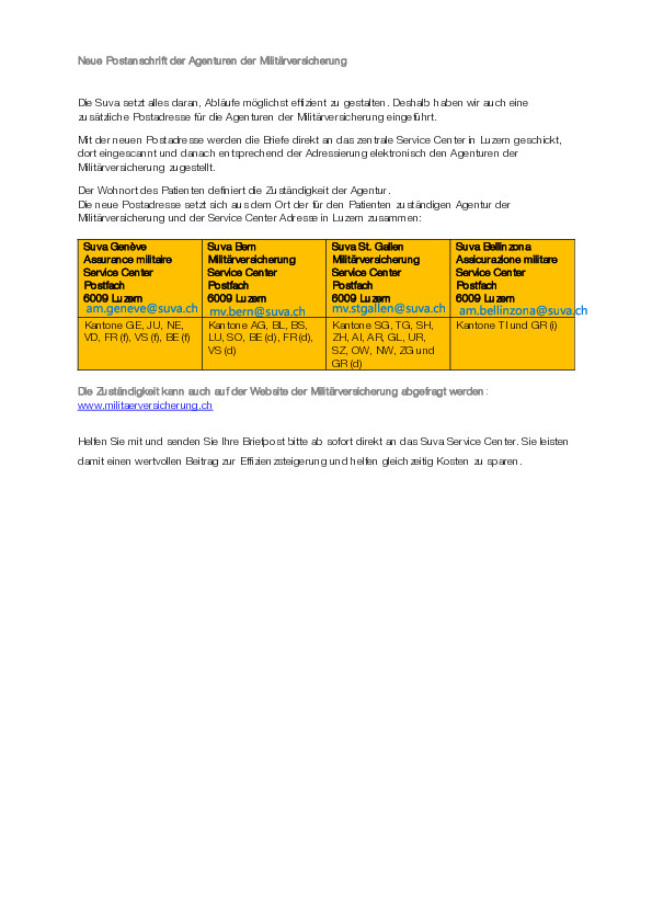 Adresse et contact pour votre assurance militaire
