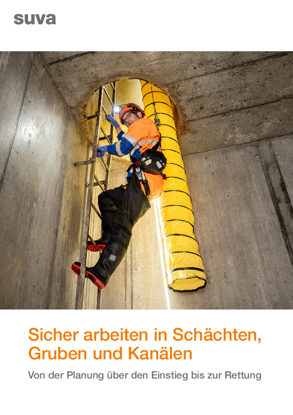 Sicher arbeiten in Schächten, Gruben und Kanälen