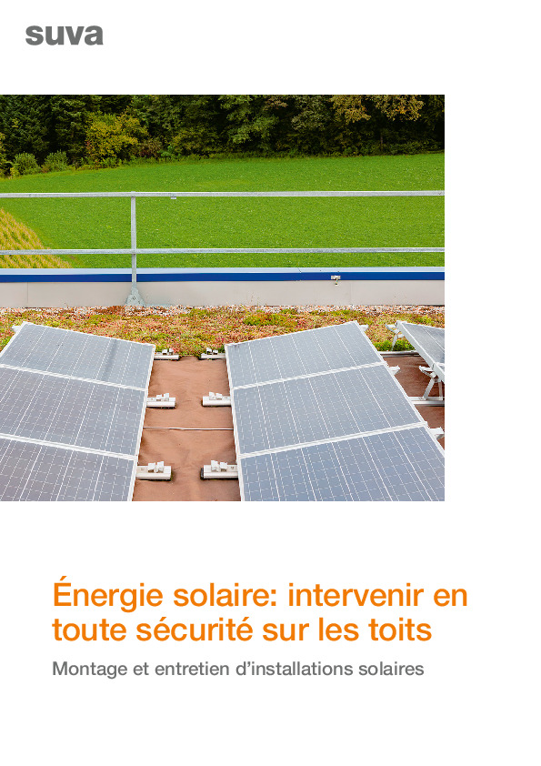 Energie solaire: intervenir en toute sécurité sur les toits 